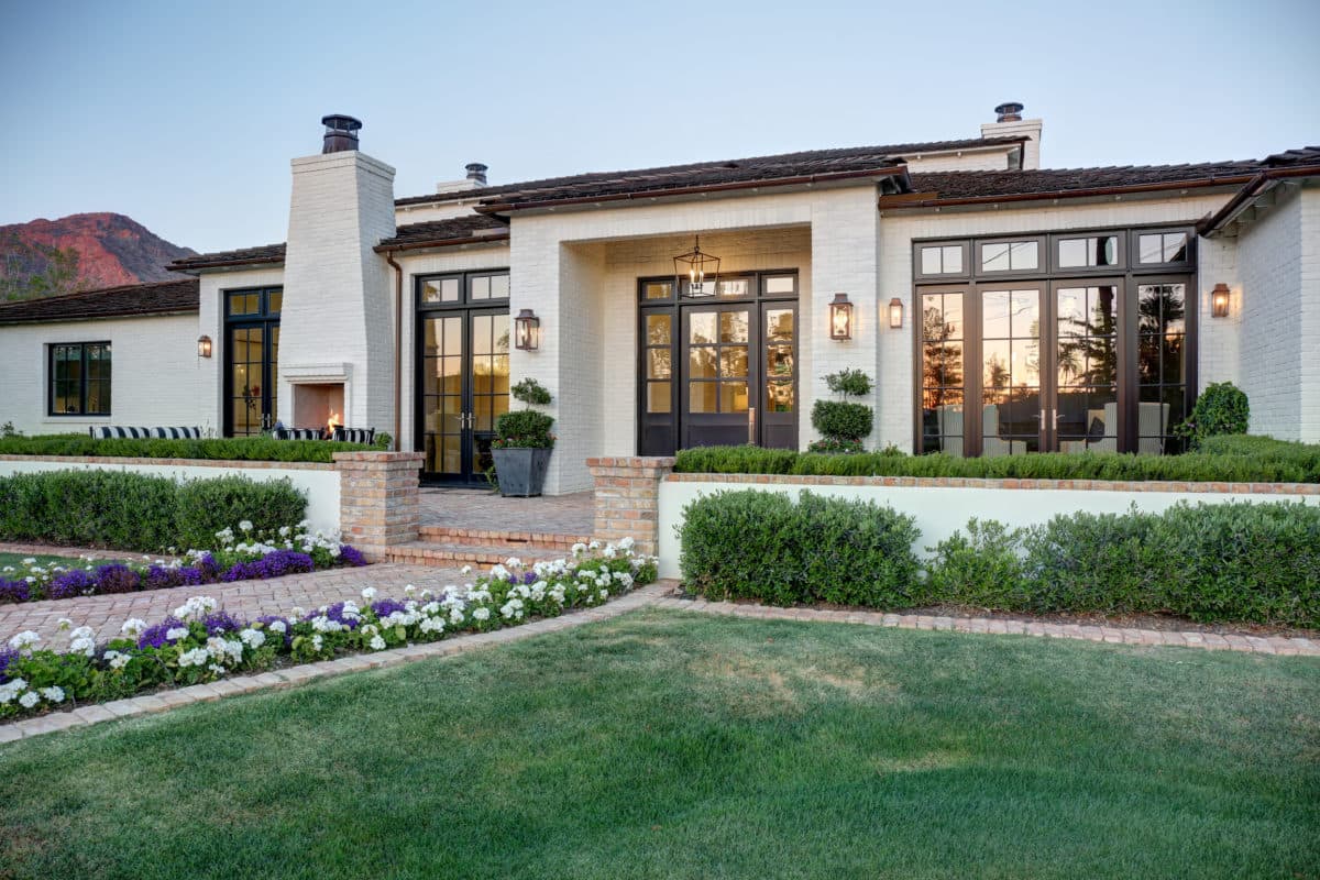 Arcadia-style home exterior with classic curb appeal