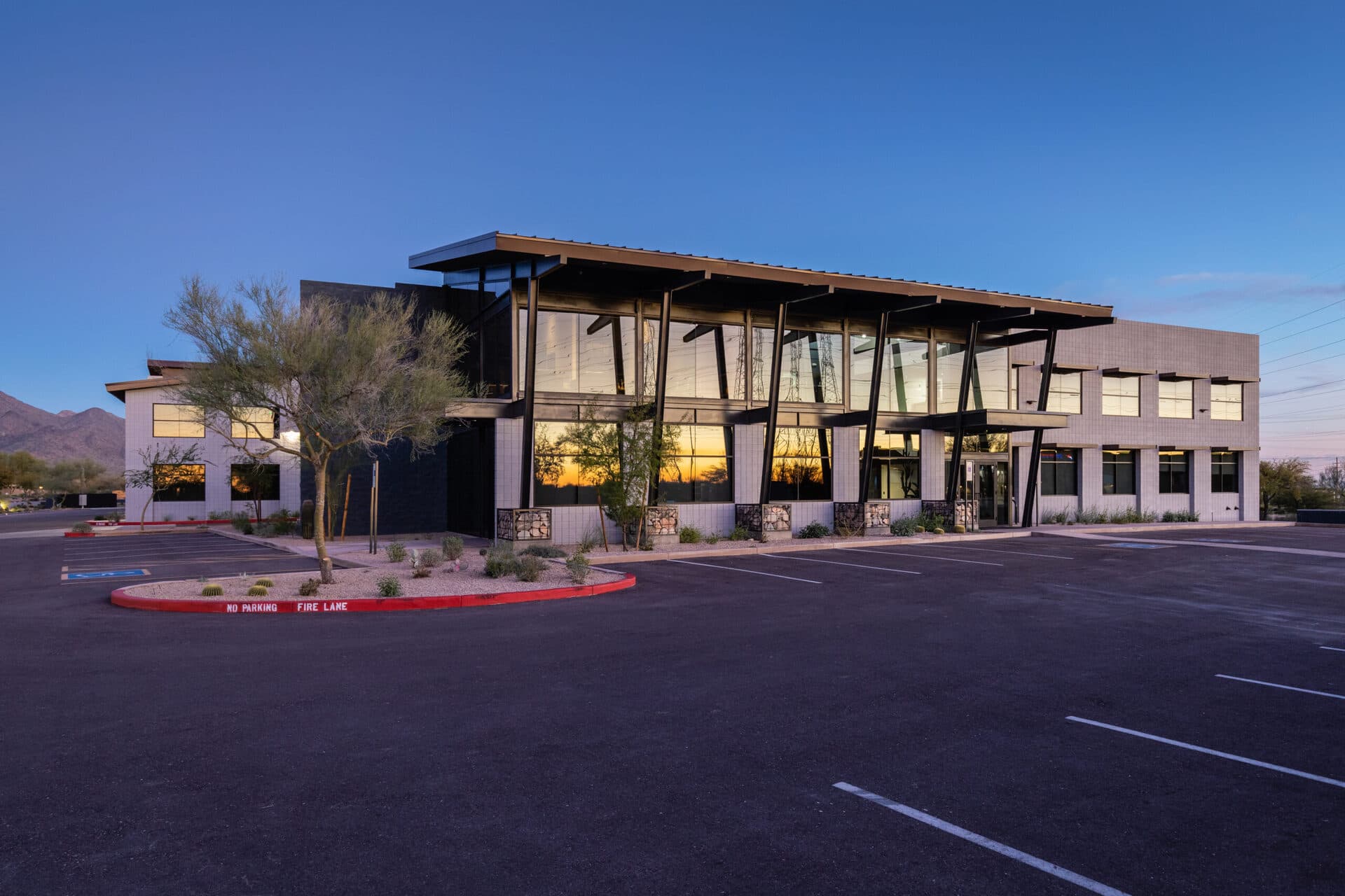 Commercial corridor in Phoenix