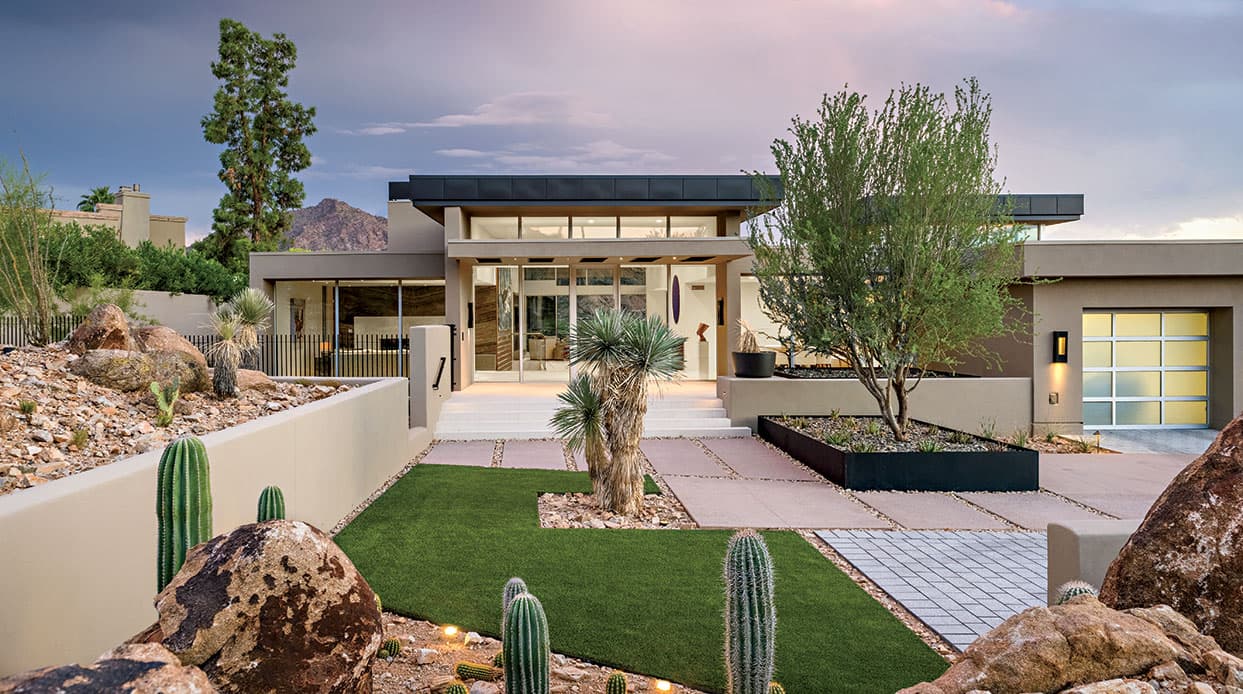 Paradise Valley high-end home exterior